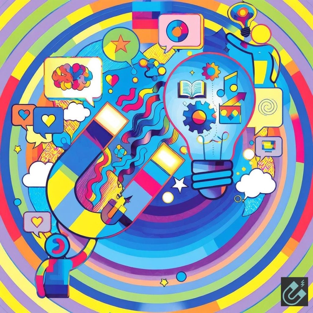 Inspiration idea in pop art